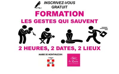 RAPPEL – Formation « Gestes qui sauvent » – Dernières dispos