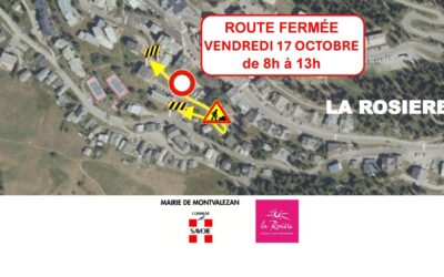 DEMAIN, rue de l’école fermée à la circulation de 8h à 13h
