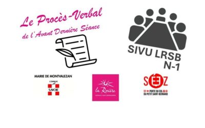 SIVU LRSB ⛷- Le Procès Verbal de l’Avant Dernière Séance 🖋