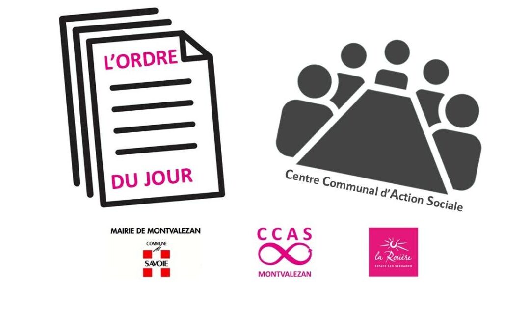 CCAS du 15 octobre 2025 – l&rsquo;ORDRE DU JOUR 🖋