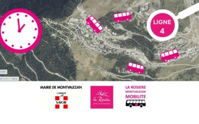 🚍 Zoom sur la Ligne 4 – Navette intra-station La Rosière