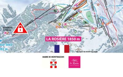 📢 Télésiège des Ecudets fermé toute la journée