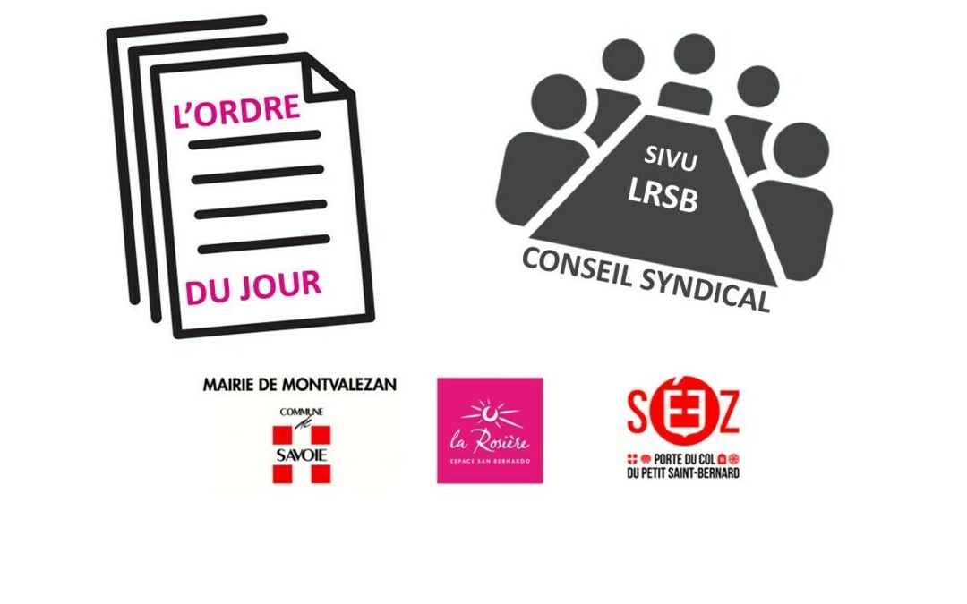 SIVU LRSB ⛷ du 22 janvier 2026 – L&rsquo;Ordre du Jour