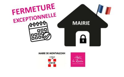 RAPPEL -Fermeture de la mairie le mercredi 04 février matin