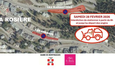 Déneigement des parkings – stationnement interdit – samedi